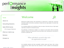 Tablet Screenshot of performanceinsights.com.au